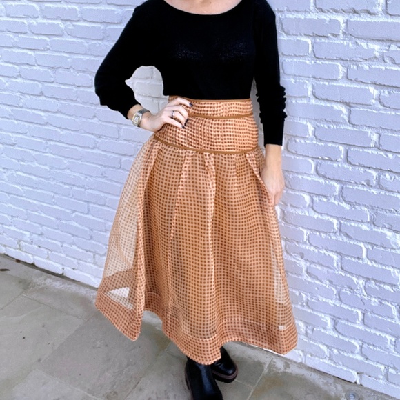 TULLE GAUZE SKIRT - Picture 1 of 2